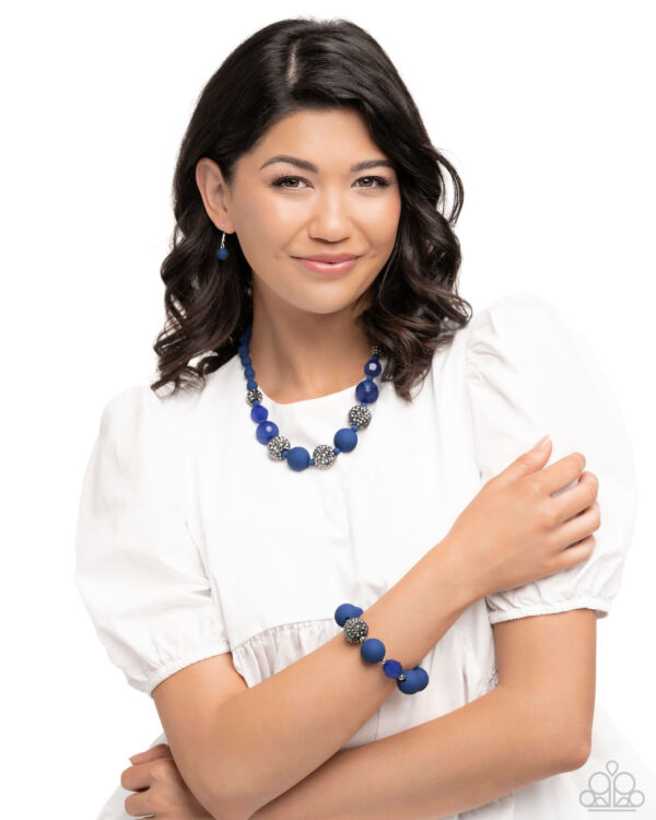 Hematite Hallmark - Blue
Complete Look Necklace & Bracelet