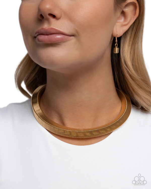 Sleek Suite - Gold Necklace - Image 2
