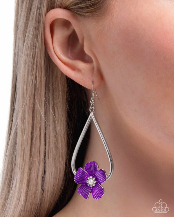 Tropical Teardrop - Purple - Image 2