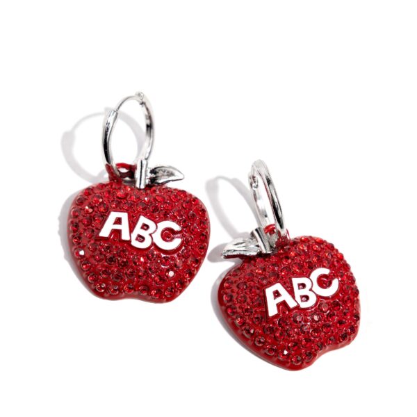 Adorable ABCs - Red Hinged Hoop Earrings
July 2025 Life of the Party Exclusive