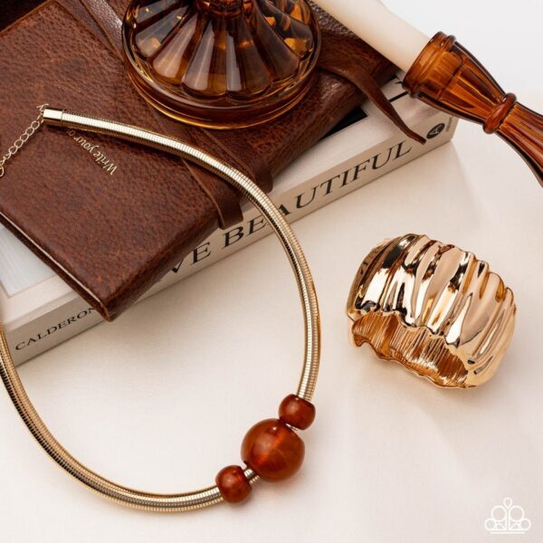 Sunset Sightings - Gold 2-Piece Trend Blend Set - Paparazzi - Fashion Fix September 2025